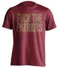 FUCK THE PATRIOTS San Francisco 49ers red Shirt