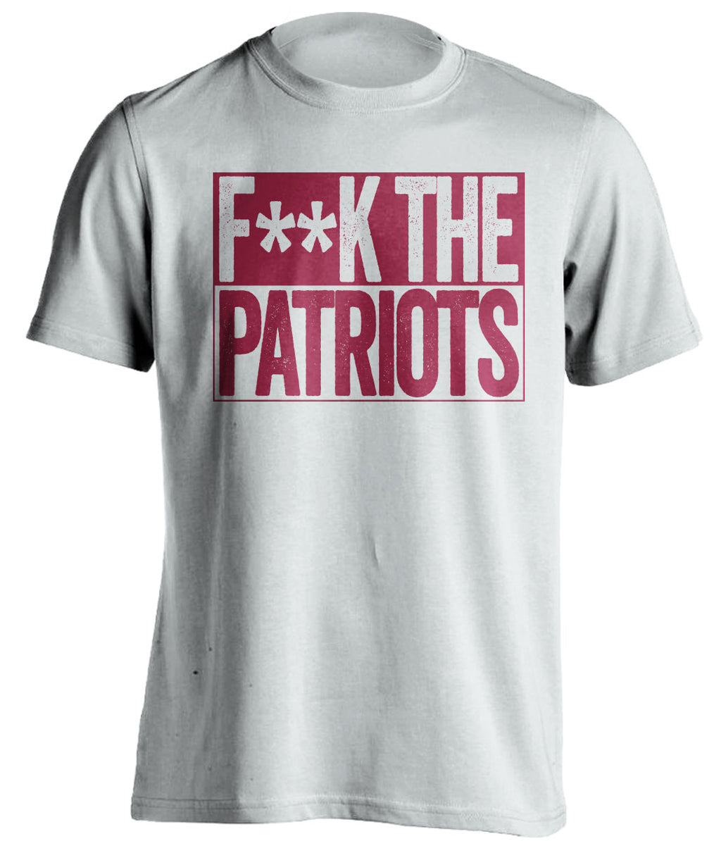F**K THE PATRIOTS San Francisco 49ers white TShirt