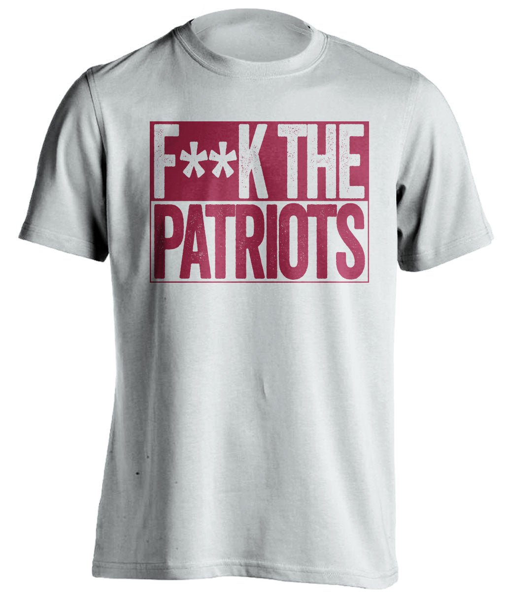 F**K THE PATRIOTS San Francisco 49ers white TShirt