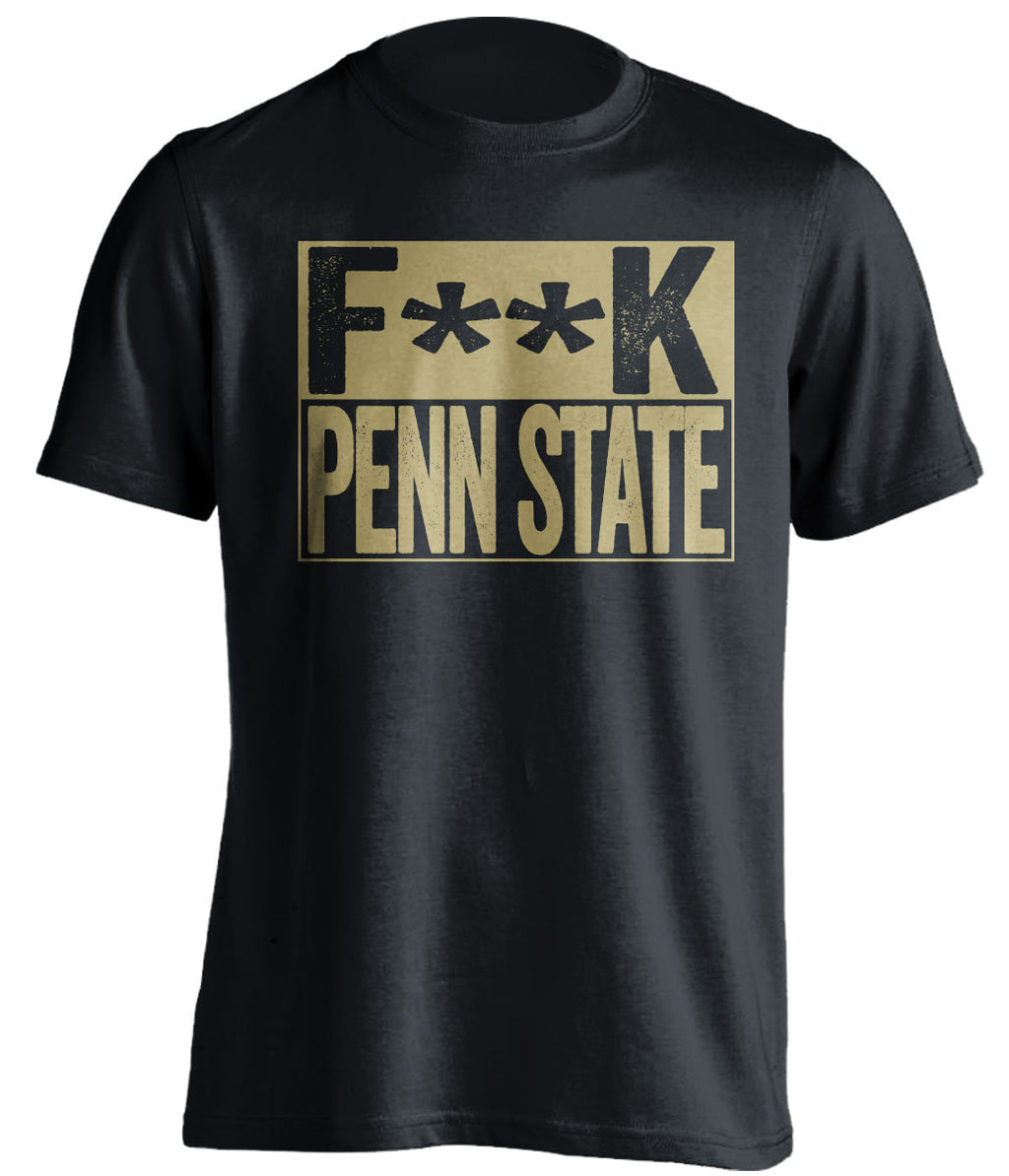 F**K PENN STATE Pittsburgh Panthers black TShirt