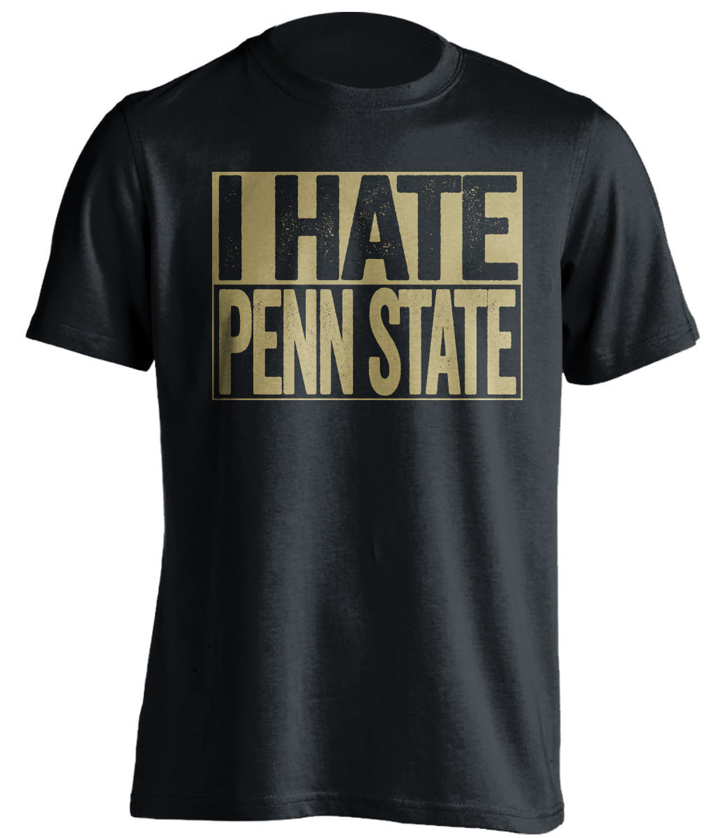 I Hate Penn State Pittsburgh Panthers black TShirt