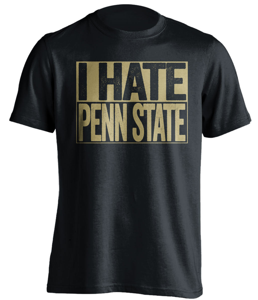 I Hate Penn State Pittsburgh Panthers black TShirt
