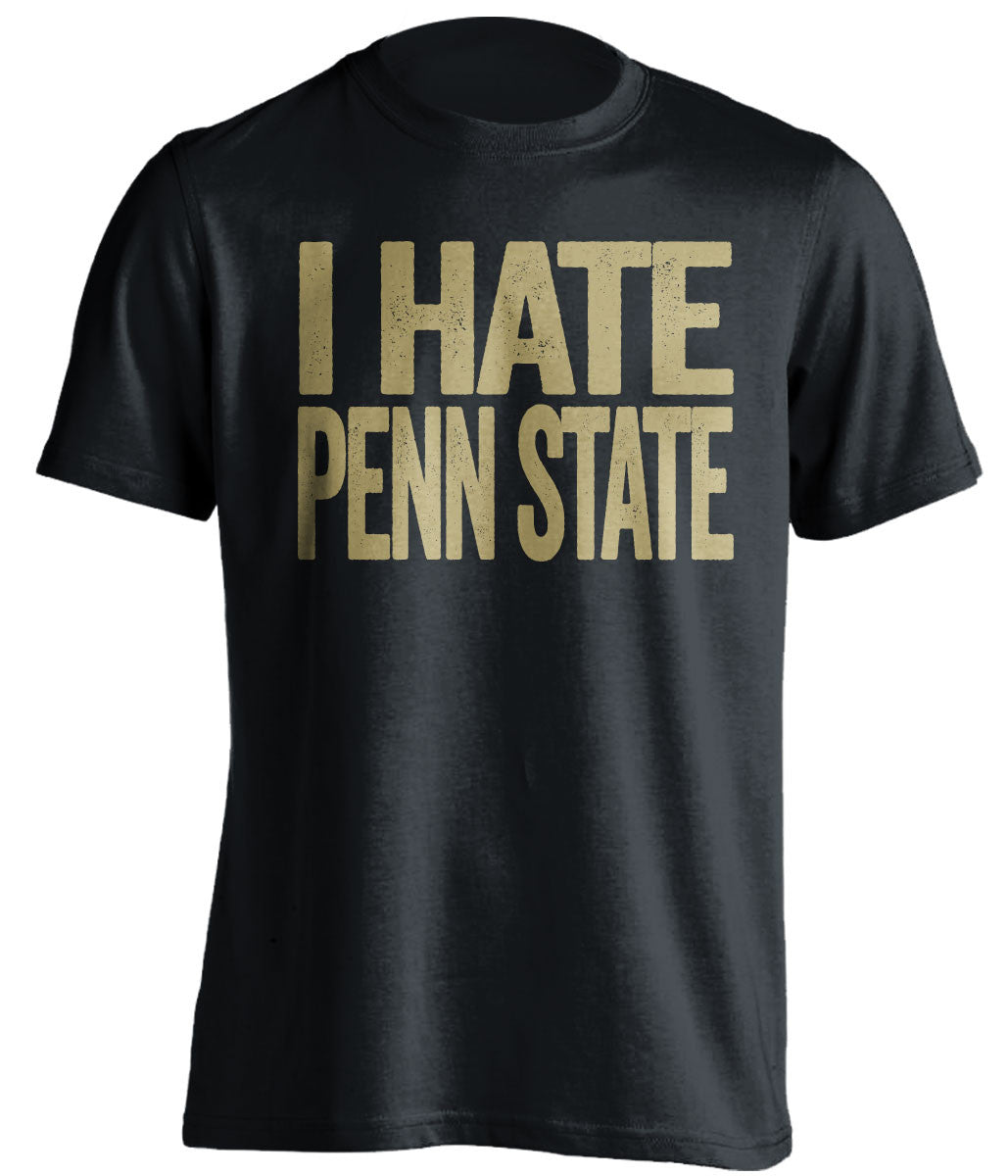 I Hate Penn State Pittsburgh Panthers black Shirt