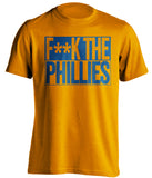 F**K THE PHILLIES New York Mets orange TShirt