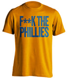 F**K THE PHILLIES New York Mets orange Shirt