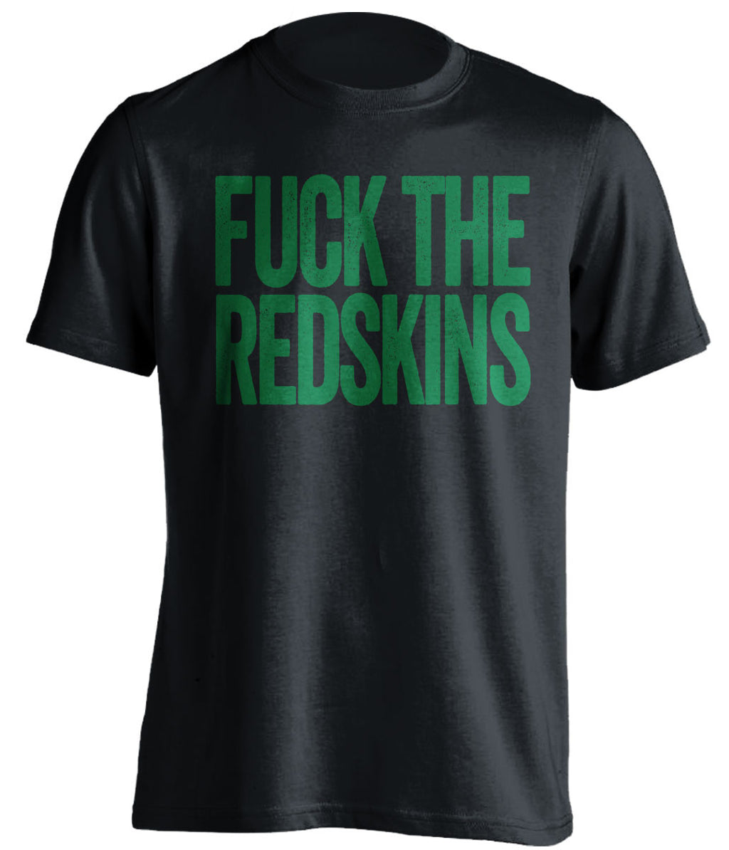 FUCK THE REDSKINS Philadelphia Eagles black Shirt