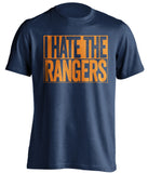 i hate the rangers houston astros blue shirt