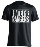 i hate the rangers new york yankees black shirt