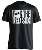 f**k the red sox new york yankees black shirt