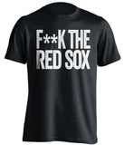 f**k the red sox new york yankees black tshirt