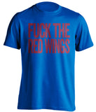 FUCK THE RED WINGS Colorado Avalanche blue Shirt
