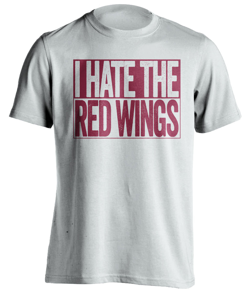 i hate the red wings colorado avalanche white shirt 
