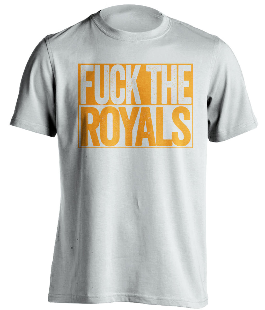 FUCK THE ROYALS New York Mets white TShirt