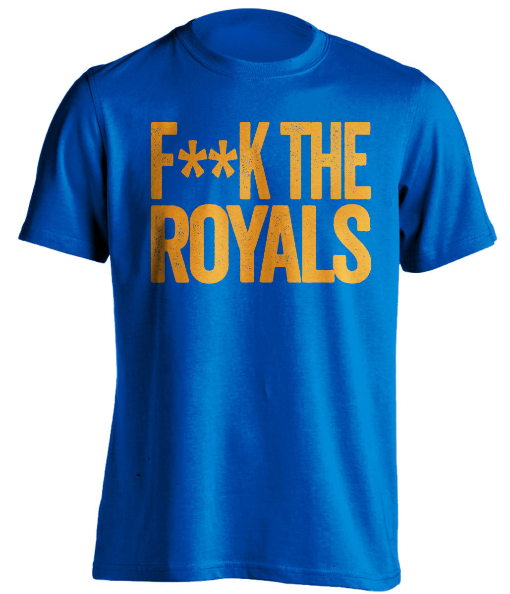F**K THE ROYALS New York Mets blue Shirt