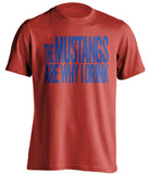 The Mustangs Are Why I Drink SMU Mustangs red Shirt