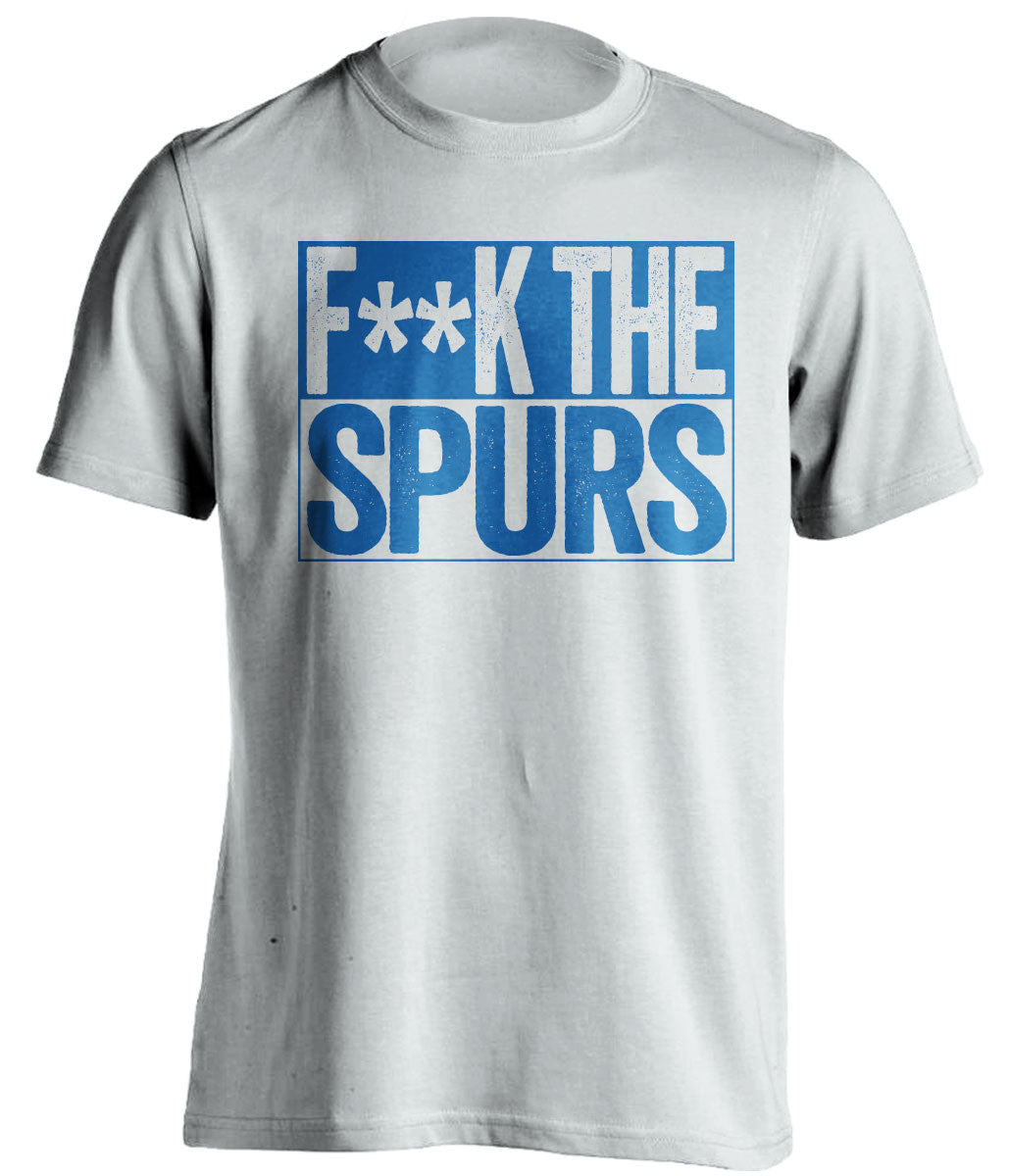 f**k the spurs dallas mavericks white shirt