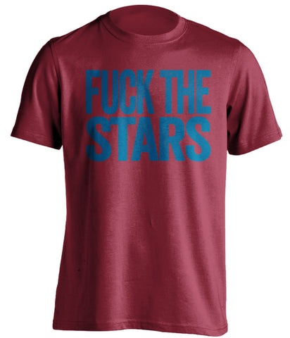 FUCK THE STARS Colorado Avalanche red Shirt