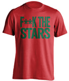 F**K THE STARS Minnesota Wild red Shirt