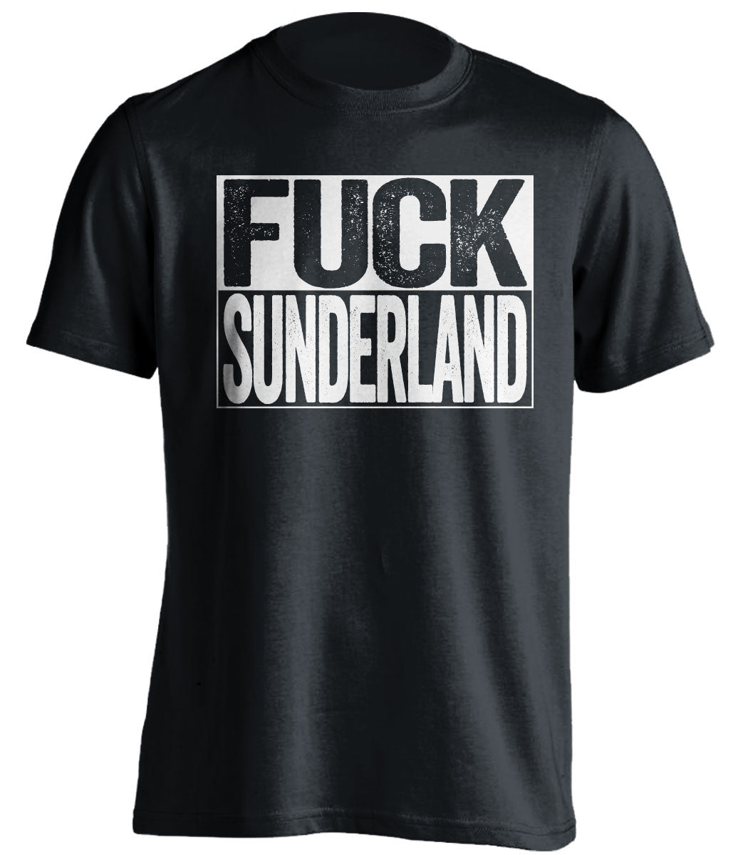 FUCK SUNDERLAND Newcastle United FC black TShirt