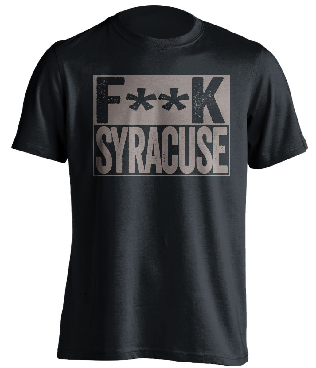 f**k syracuse georgetown hoyas black shirt