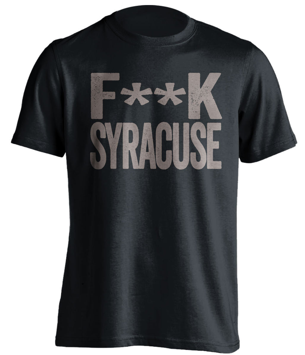 f**k syracuse georgetown hoyas black tshirt