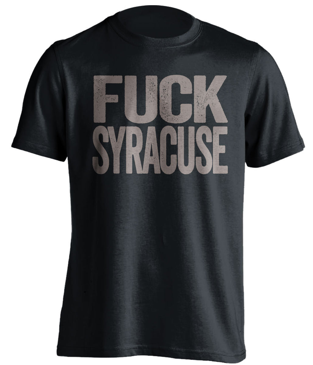 fuck syracuse georgetown hoyas black tshirt