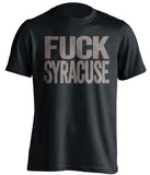 fuck syracuse georgetown hoyas black tshirt