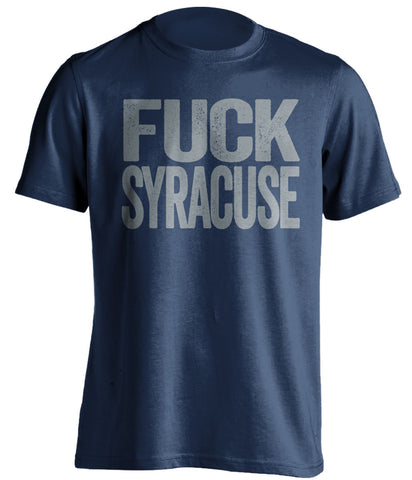 fuck syracuse uconn huskies blue tshirt