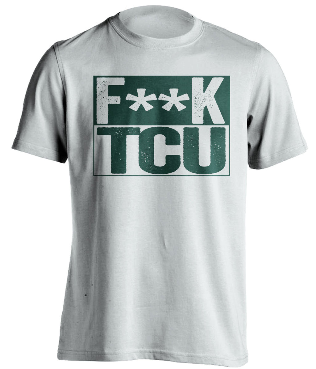 f**k tcu baylor bears white shirt