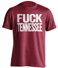 fuck tennessee alabama crimson tide red tshirt