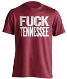 fuck tennessee alabama crimson tide red tshirt