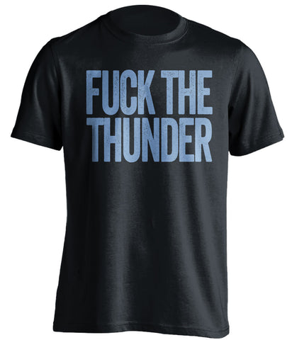 fuck the thunder memphis grizzlies black tshirt
