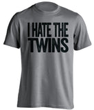 i hate the twins chicago white sox grey tshirt