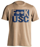 f**k usc notre dame irish gold shirt