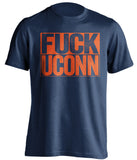 fuck uconn syracuse orange blue shirt