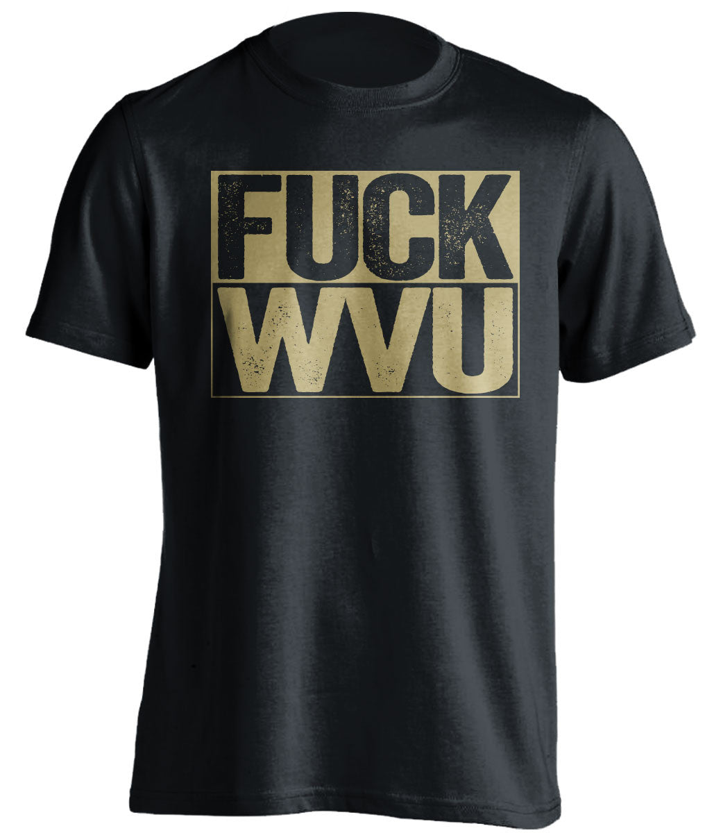 fuck wvu pitt panthers black shirt