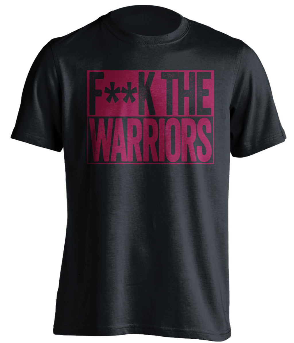 FUCK THE WARRIORS Cleveland Cavaliers blacck Shirt