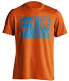 F**K THE WARRIORS Oklahoma City Thunder orange TShirt