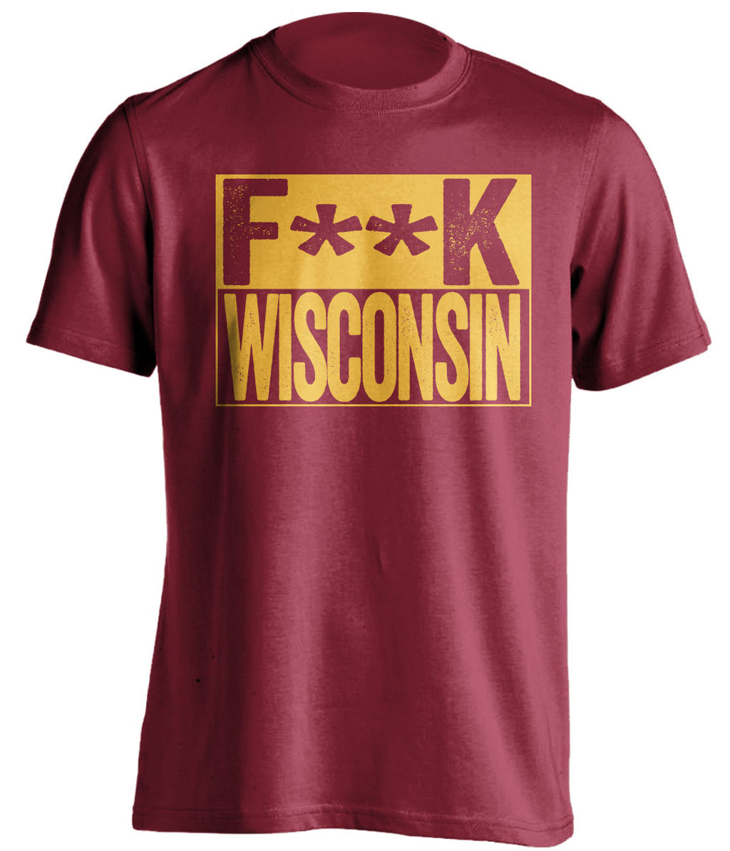 f**k wisconsin minnesota gophers red shirt