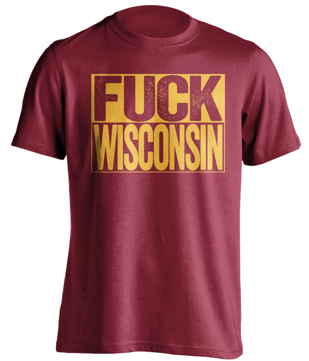 fuck wisconsin minnesota gophers red shirt