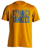i hate the yankees new york mets orange shirt
