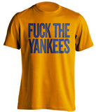 fuck the yankees new york mets orange tshirt