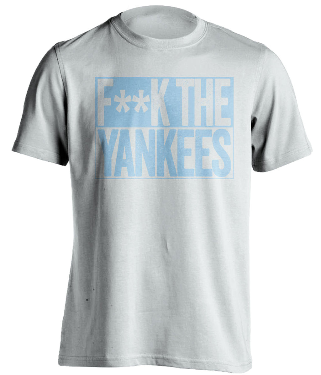 F**K THE YANKEES Tampa Bay Rays white TShirt