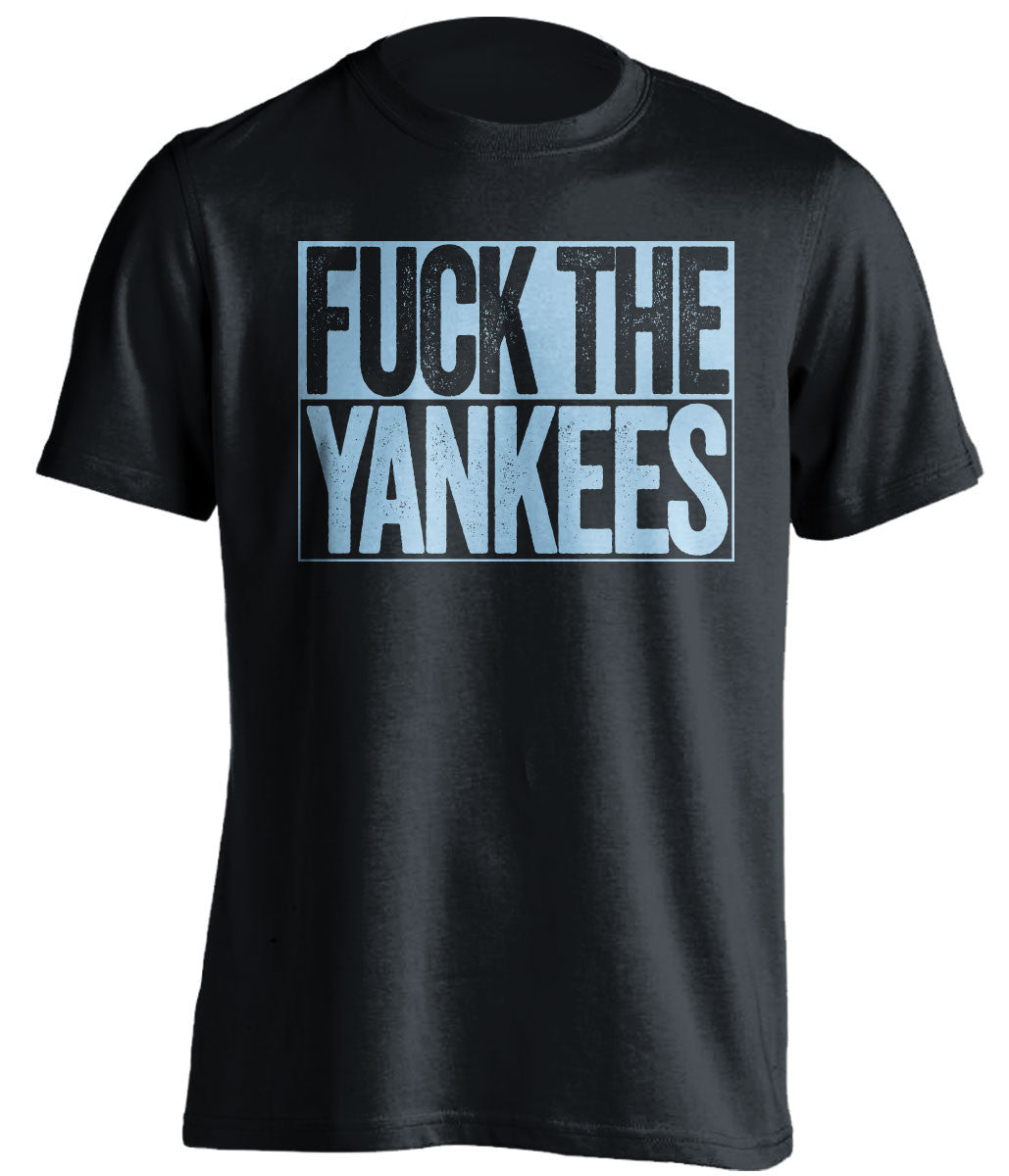 FUCK THE YANKEES Tampa Bay Rays black TShirt