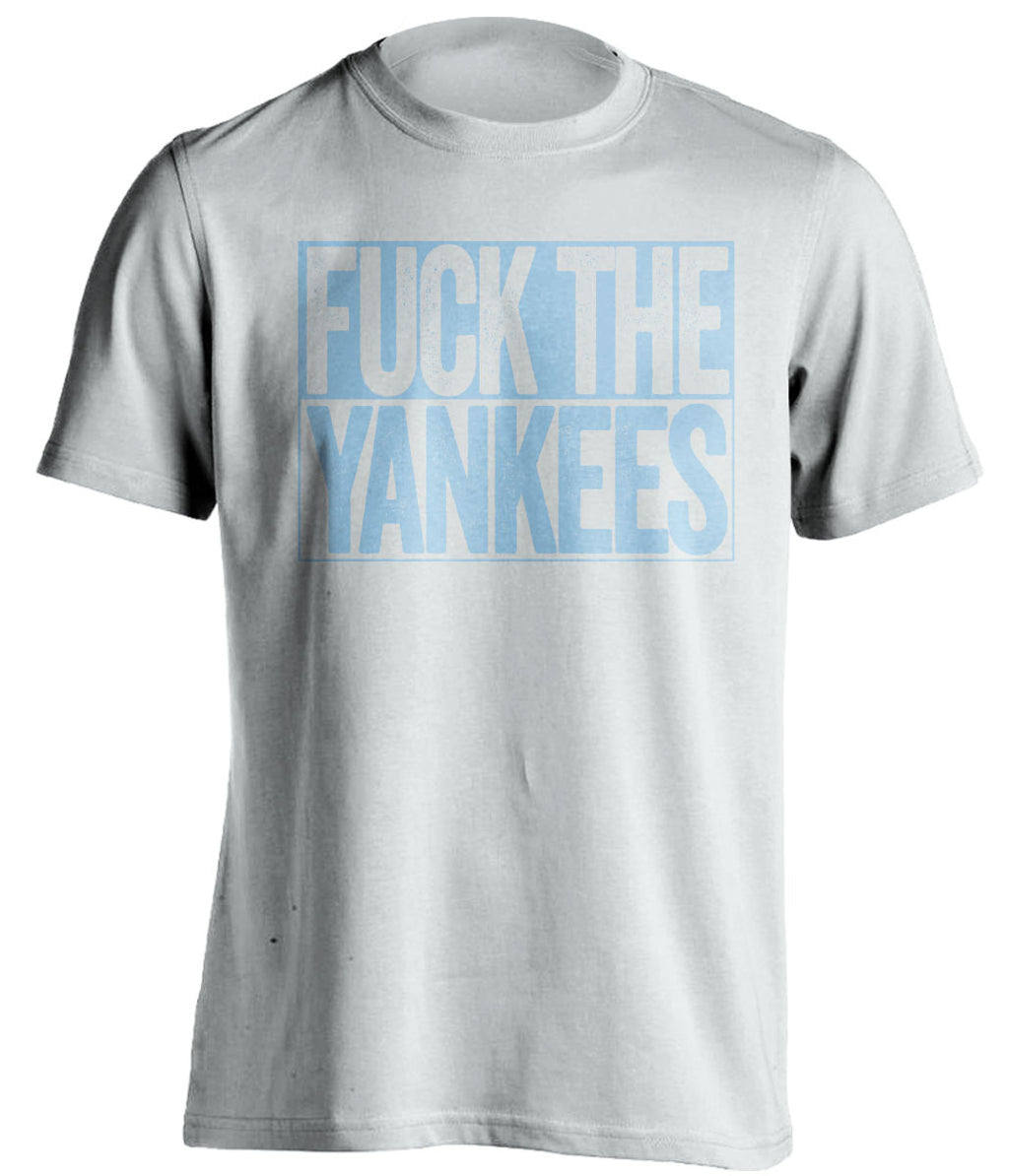 FUCK THE YANKEES Tampa Bay Rays white TShirt