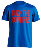 Fuck *BLANK* - Customized Haters Fan T-Shirt -Any Color Combination and Name You Want - Text Design - Beef Shirts