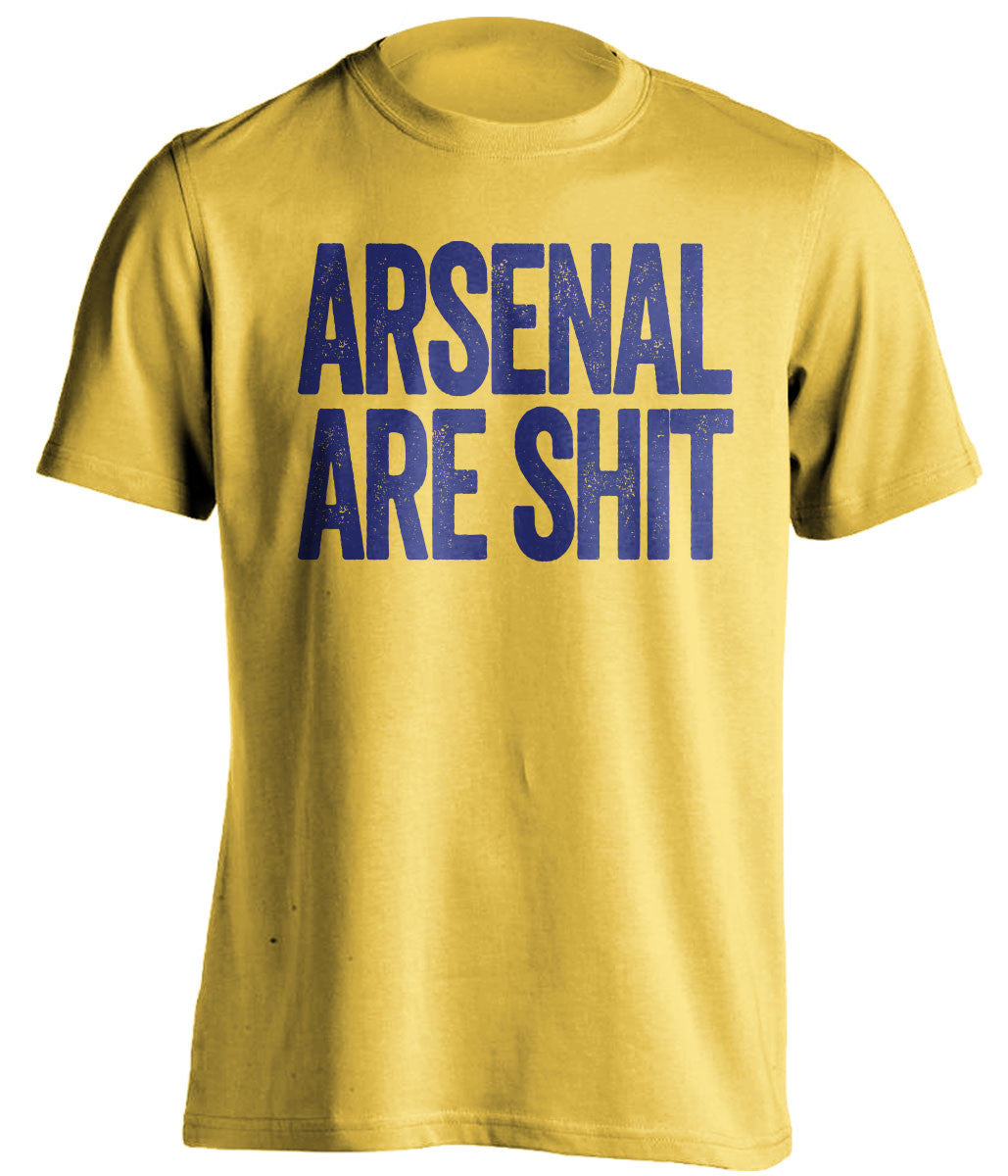 arsenal are shit yellow shirt chelsea fc