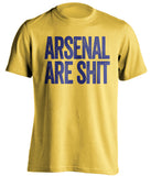 arsenal are shit yellow shirt chelsea fc