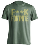playerunknowns battleground green shirt fuck fornite censored