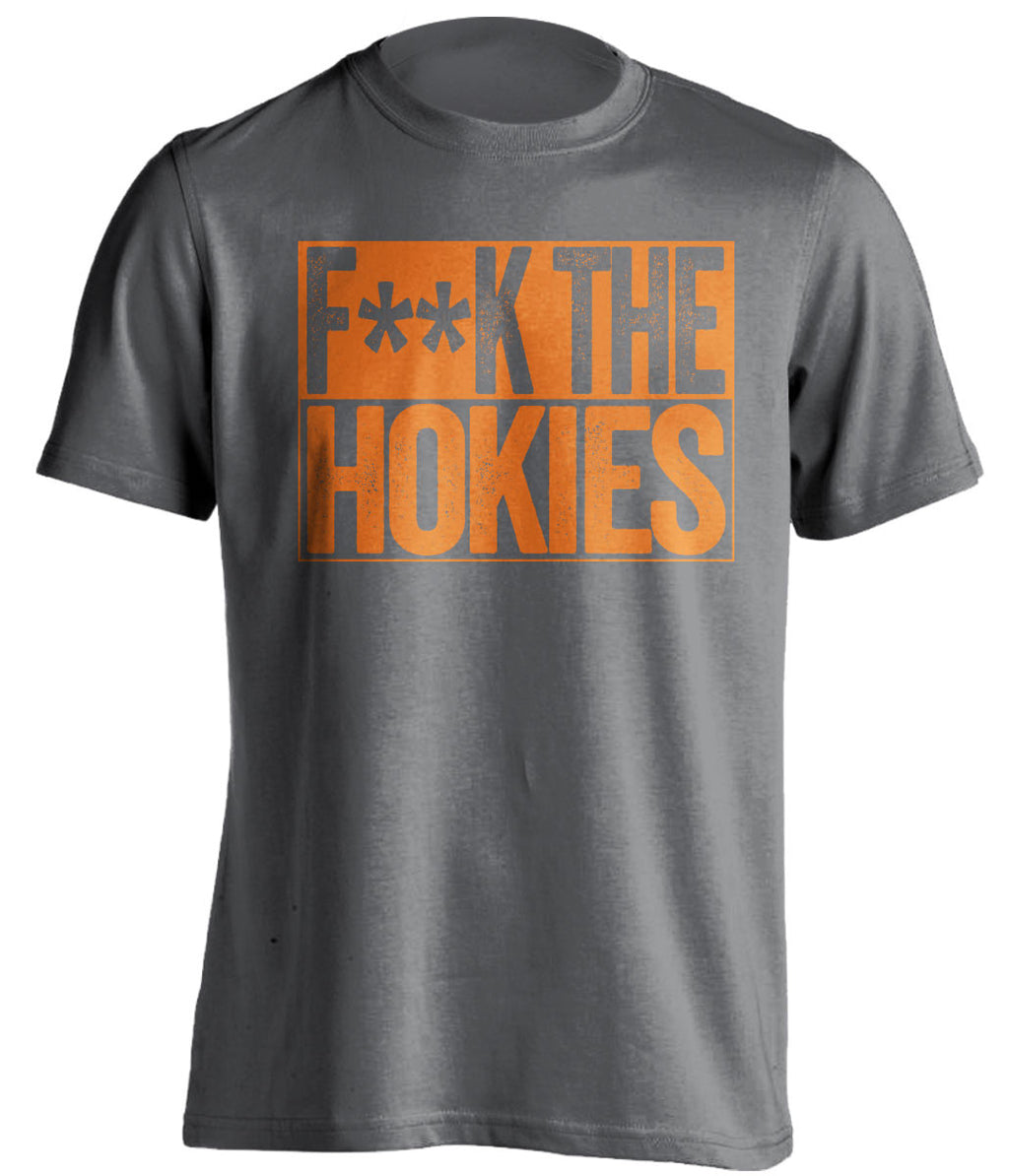 FUCK THE HOKIES - Virginia Cavaliers Fan T-Shirt - Box Design - Beef Shirts
